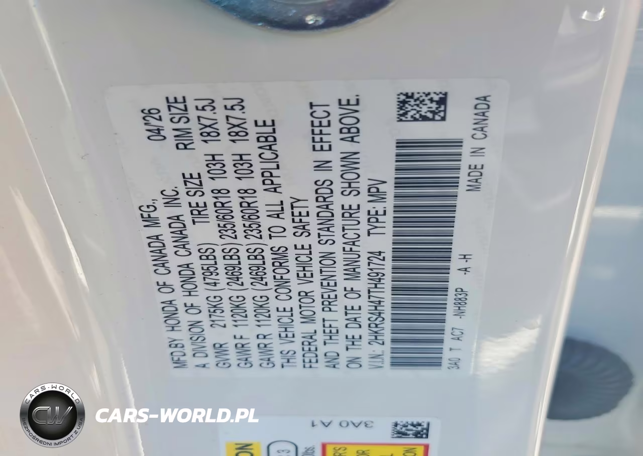 2026 Honda Cr-V Ex VIN:2HKRS4H47TH491724 - 13