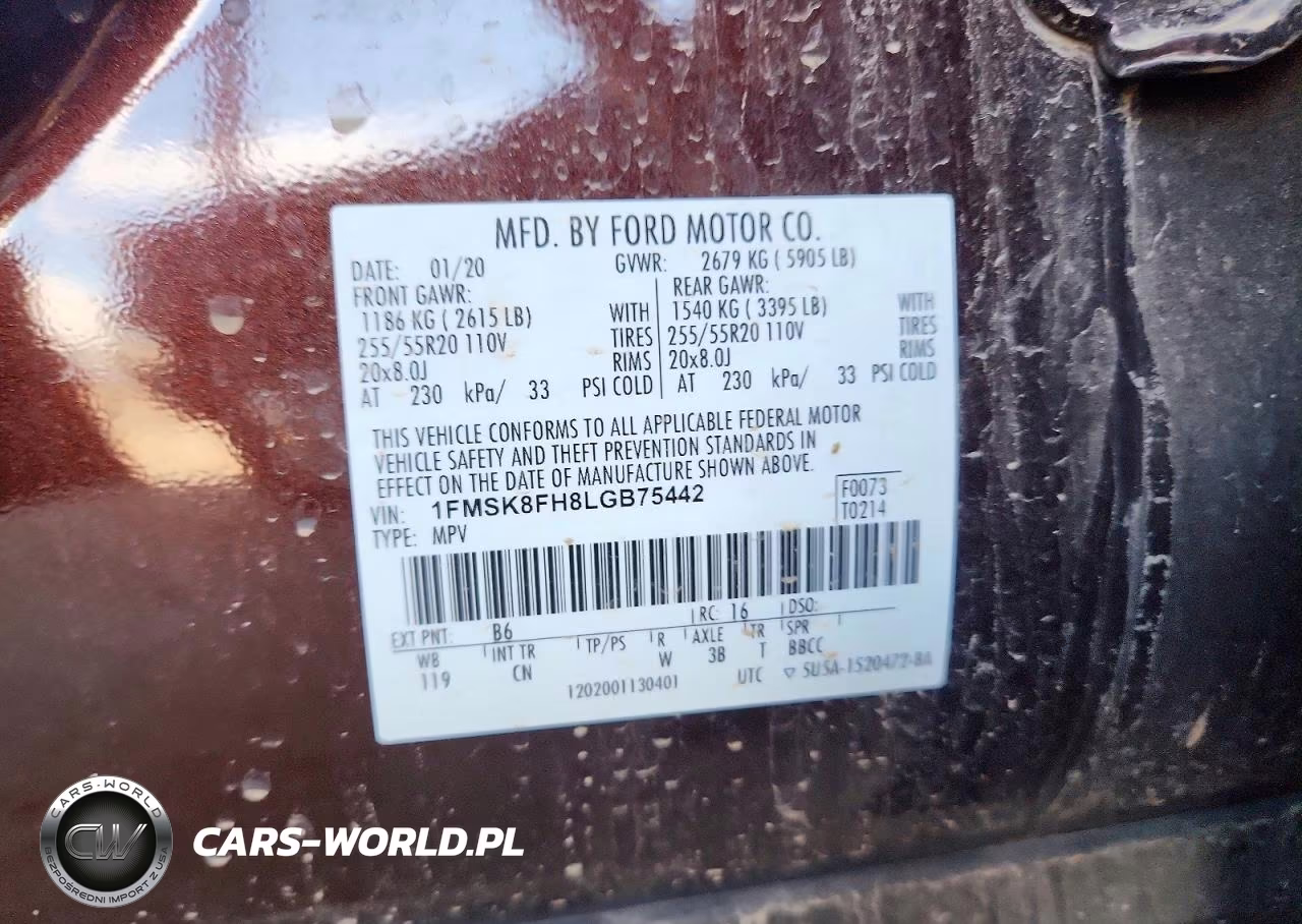 2020 Ford Explorer Limited VIN:1FMSK8FH8LGB75442 - 13