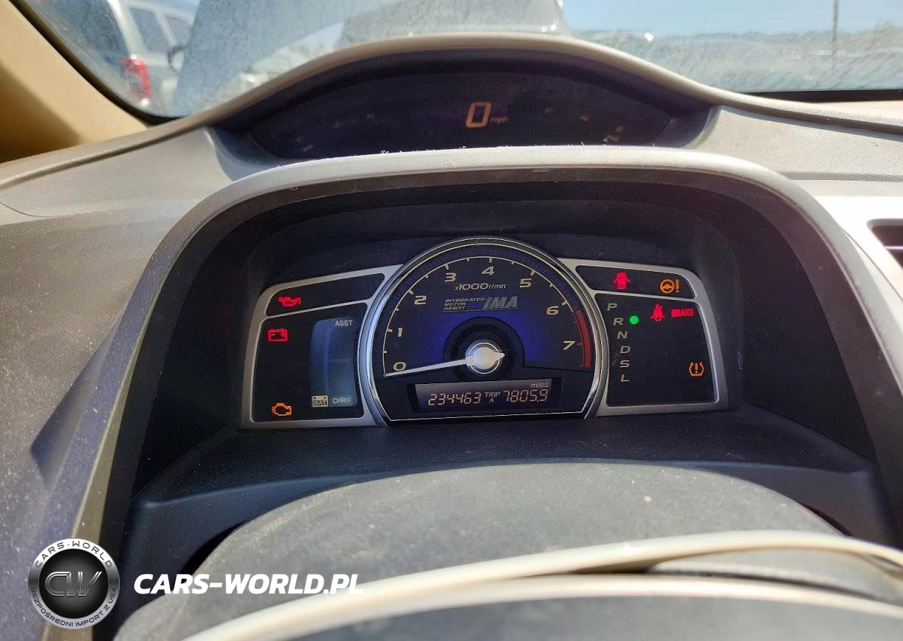 2008 Honda Civic Hybrid VIN:JHMFA36288S015815 - 9