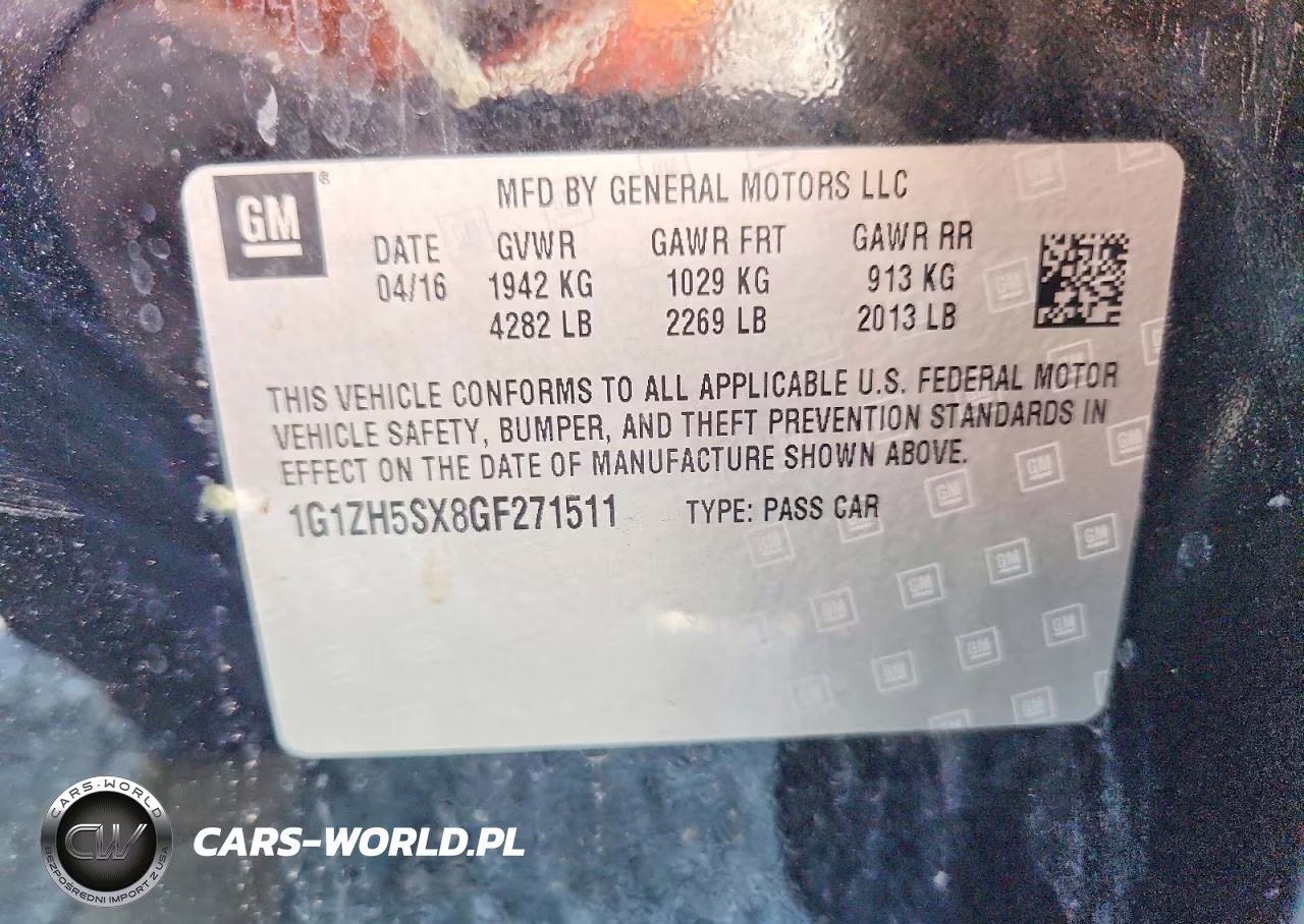 2016 Chevrolet Malibu Premier VIN:1G1ZH5SX8GF271511 - 12