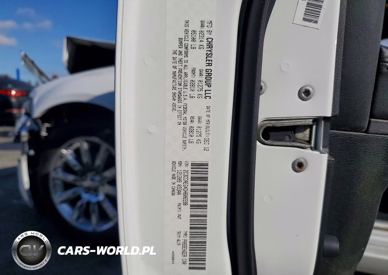 2013 Chrysler 300C VIN:2C3CCAEG4DH606598 - 12
