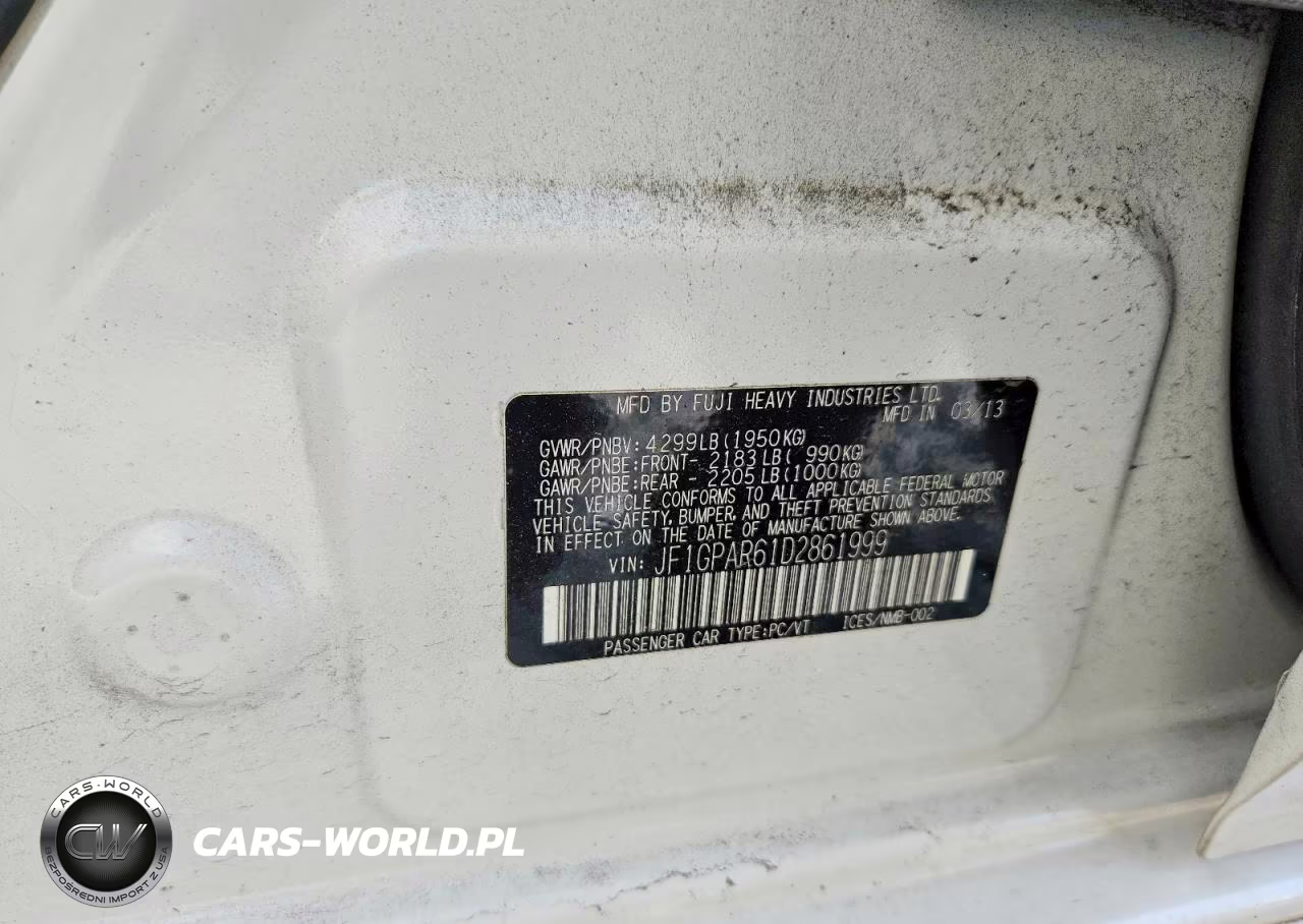 2013 Subaru Impreza Sport Limited VIN:JF1GPAR61D2861999 - 12