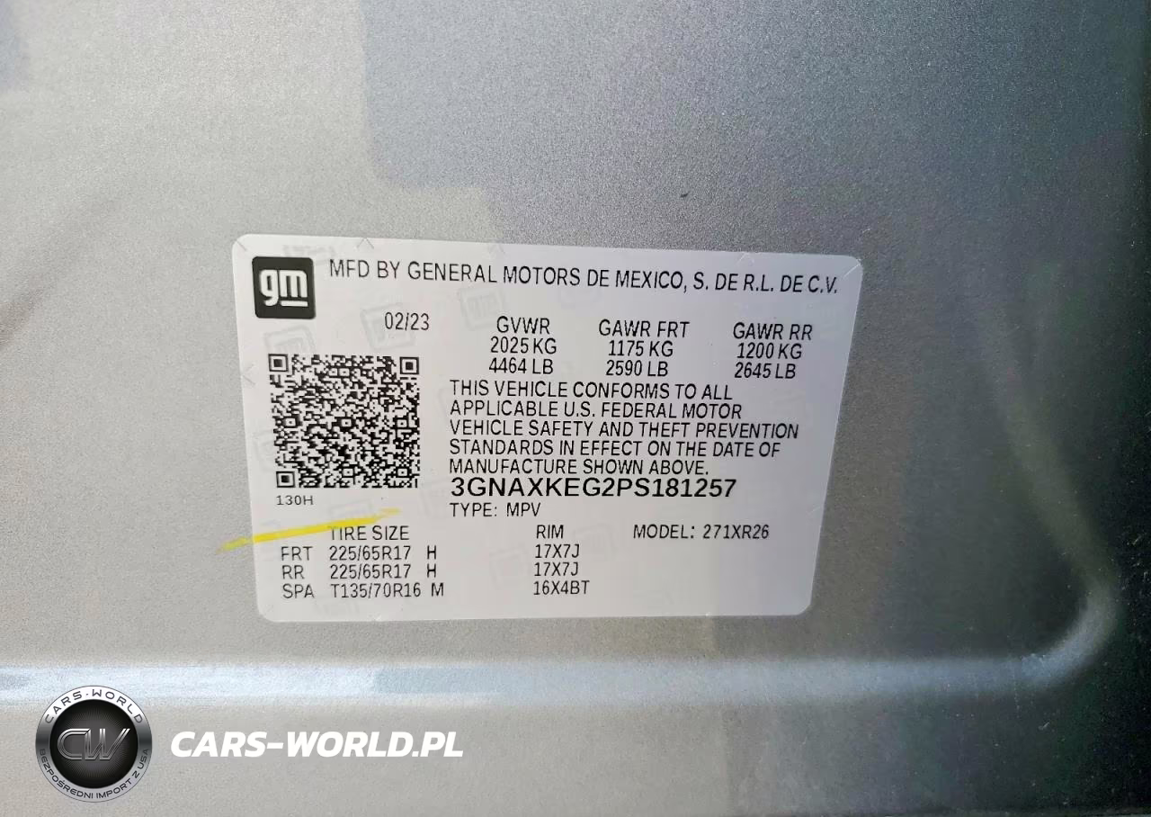 2023 Chevrolet Equinox Lt VIN:3GNAXKEG2PS181257 - 13