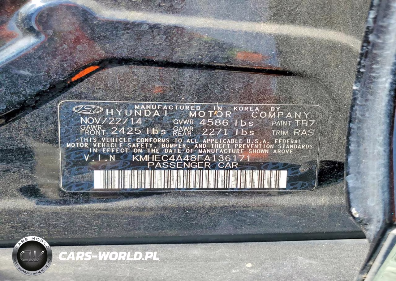 2015 Hyundai Sonata Hybrid Limited VIN:KMHEC4A48FA136171 - 12