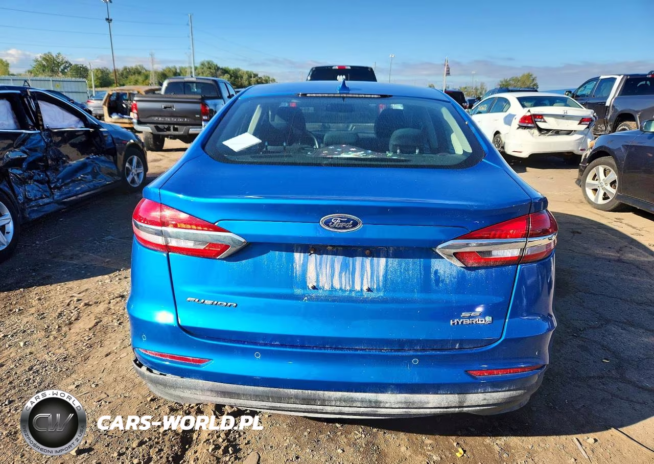 2019 Ford Fusion Se VIN:3FA6P0LU2KR231317 - 6