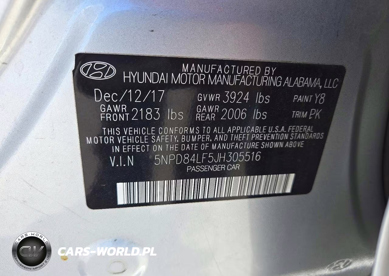 2018 Hyundai Elantra Sel VIN:5NPD84LF5JH305516 - 12