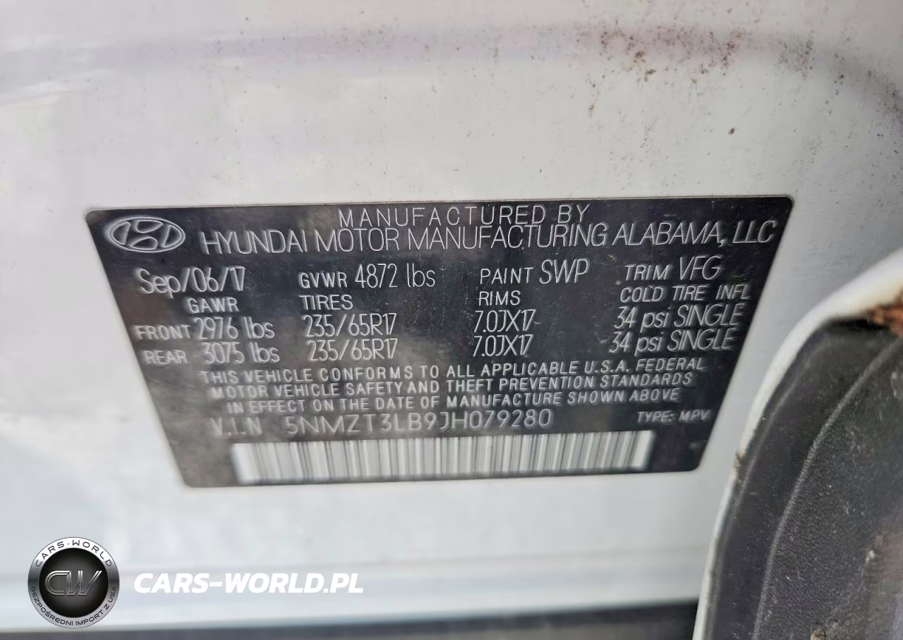 2018 Hyundai Santa Fe Sport 2.4L VIN:5NMZT3LB9JH079280 - 13