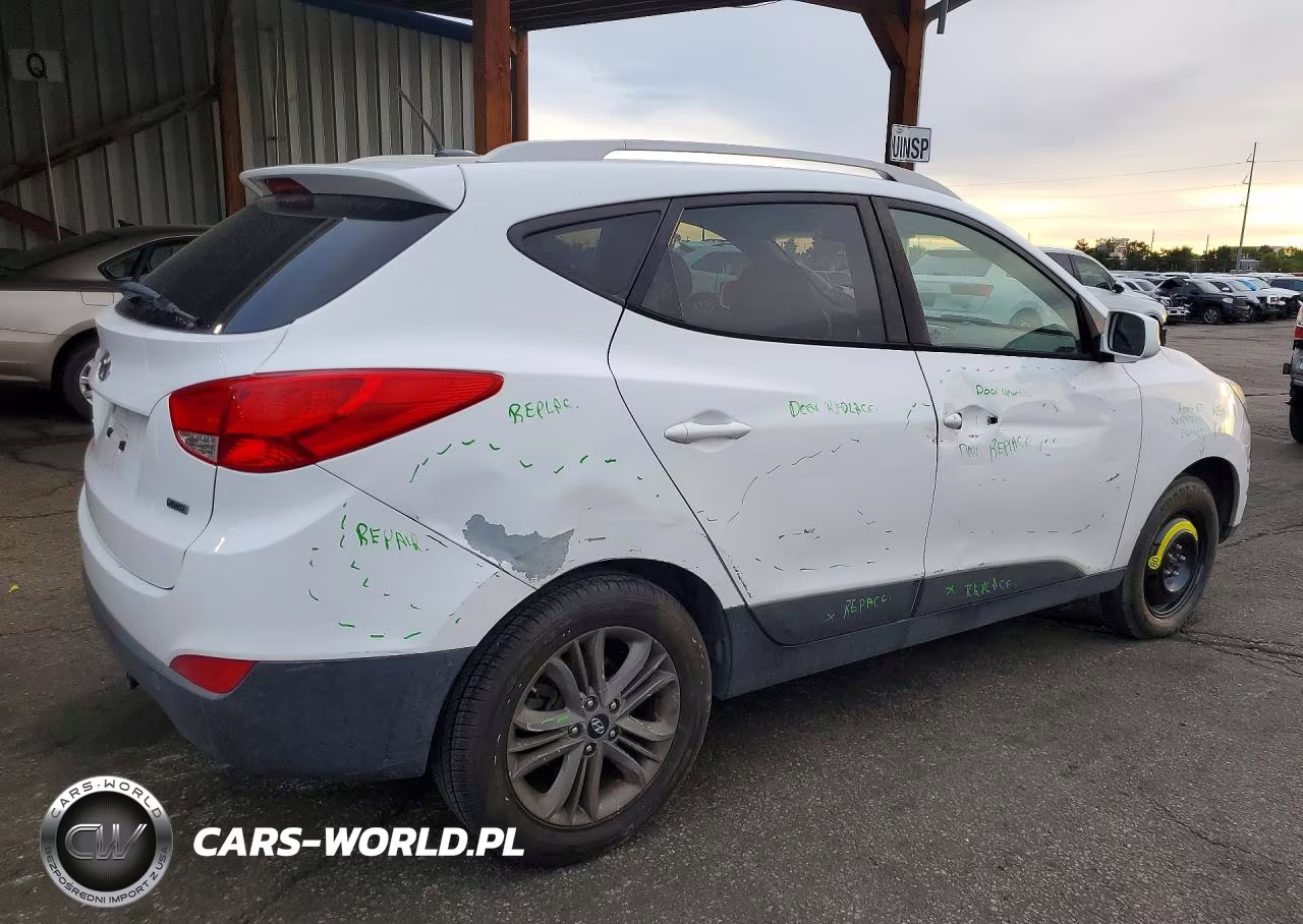 2014 Hyundai Tucson Se VIN:KM8JUCAG8EU815564 - 3