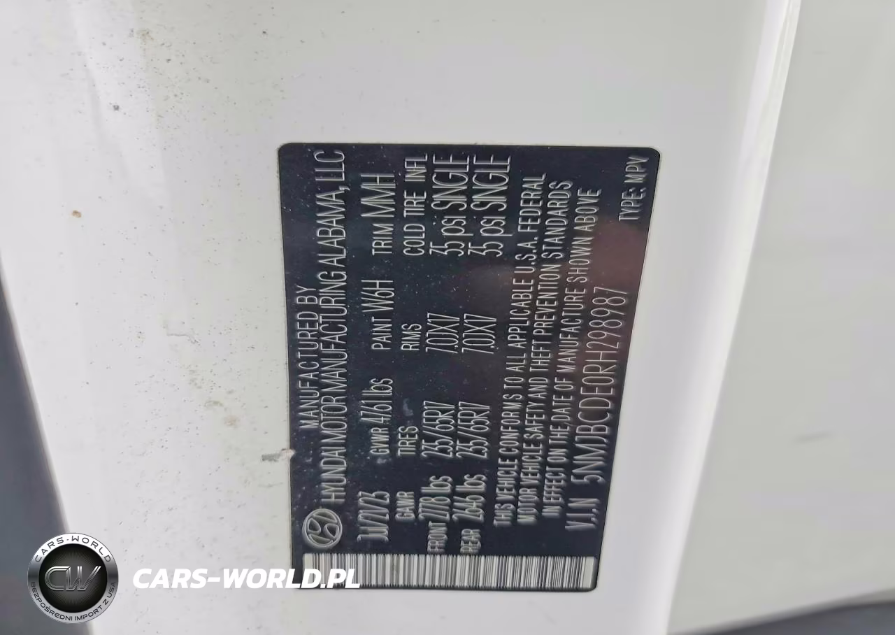 2024 Hyundai Tucson Sel VIN:5NMJBCDE0RH298987 - 13