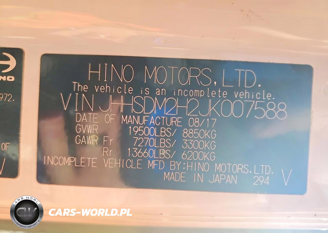 2018 Hino 195 Box Truck VIN:JHHSDM2H2JK007588 - 12