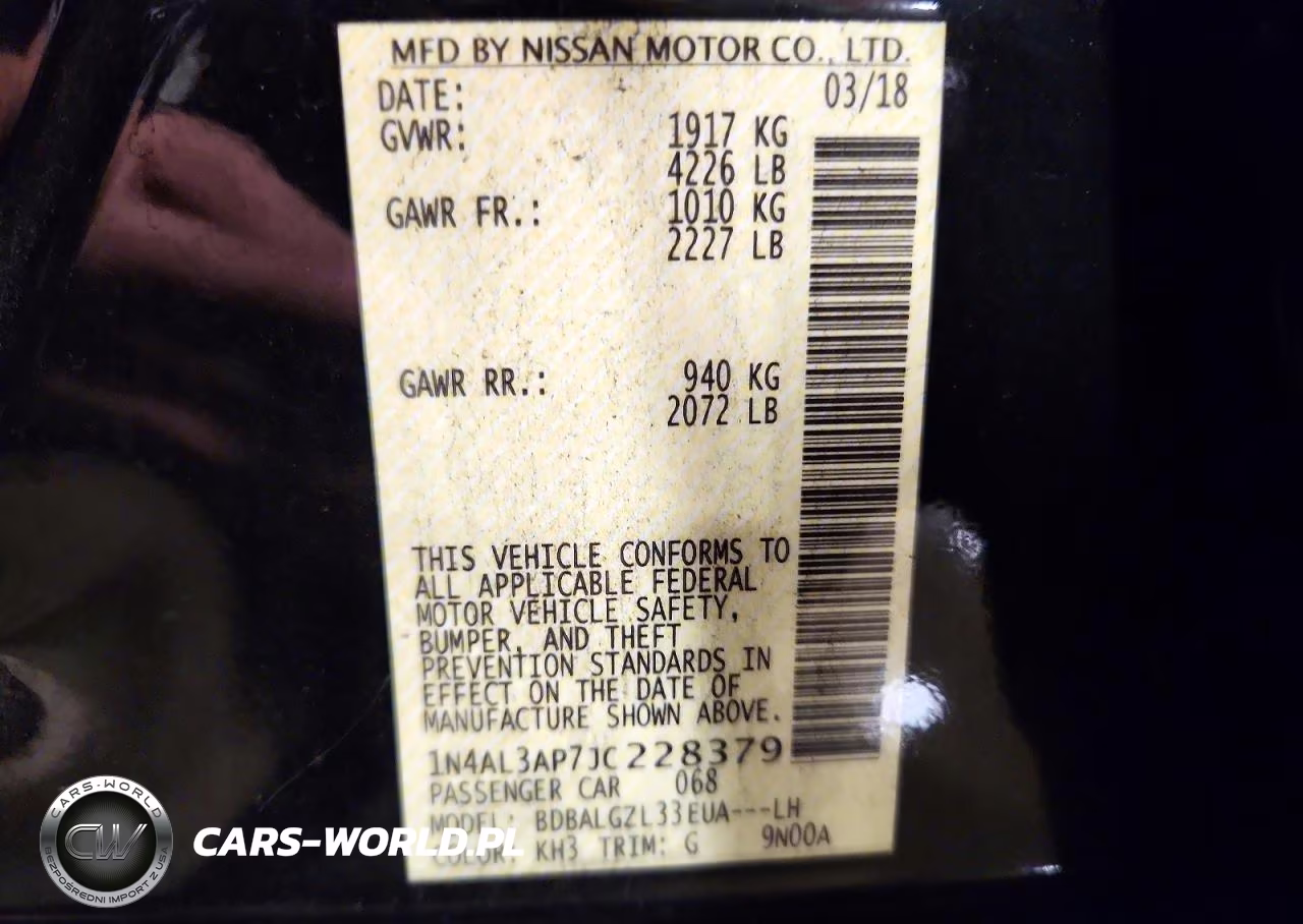 2018 Nissan Altima 2.5 S VIN:1N4AL3AP7JC228379 - 13