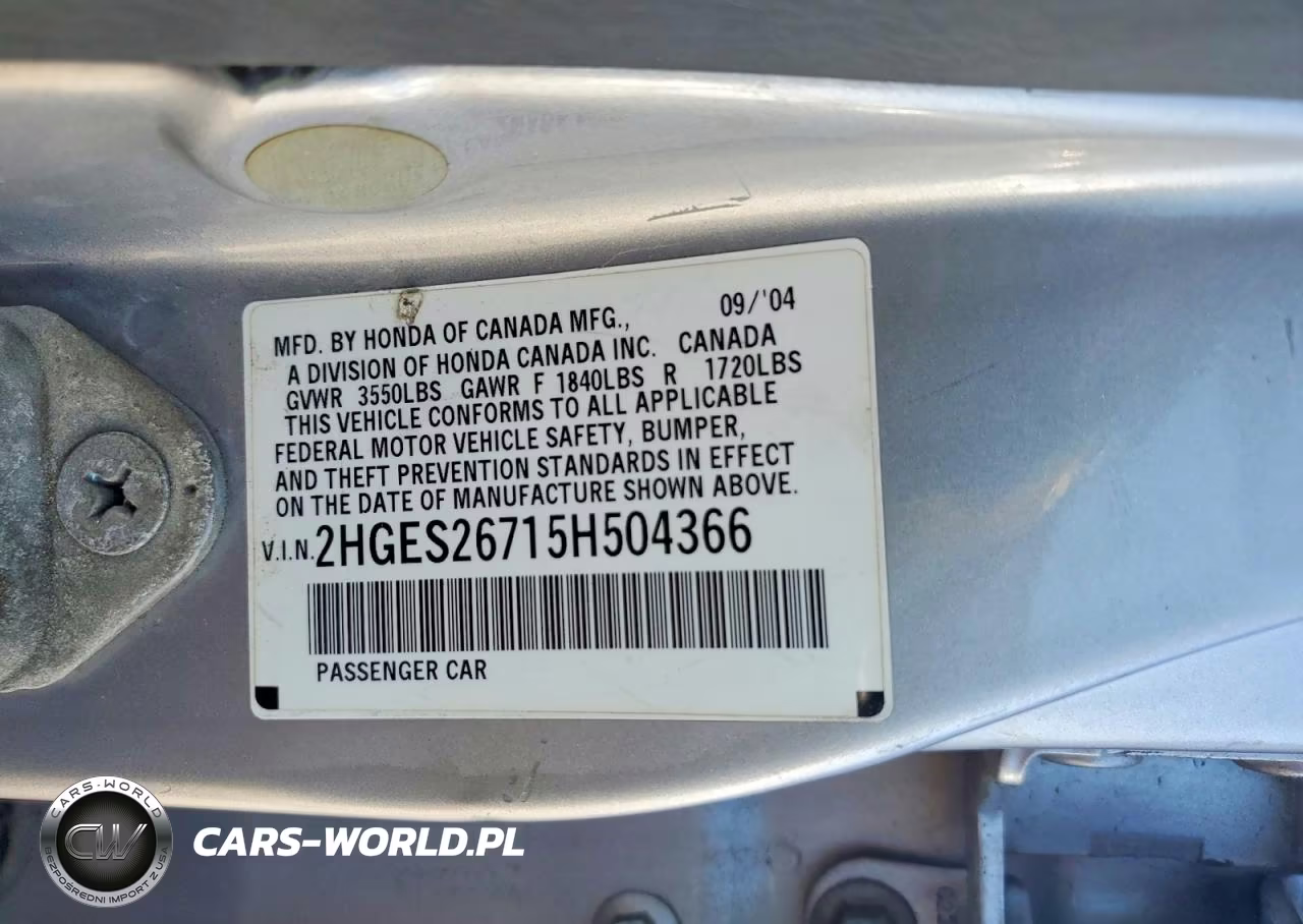 2005 Honda Civic Ex VIN:2HGES26715H504366 - 12