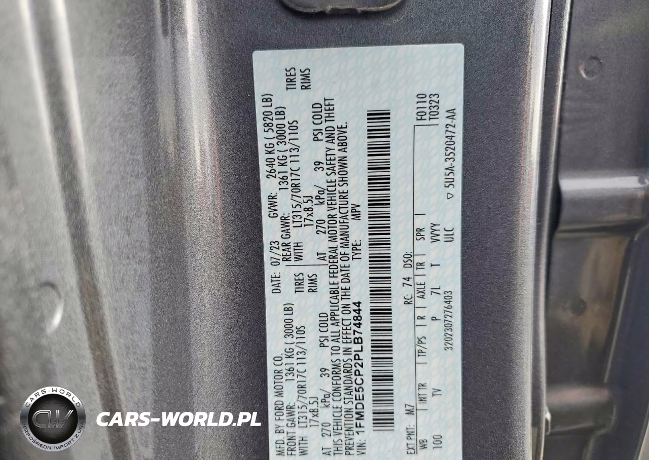 2023 Ford Bronco Base VIN:1FMDE5CP2PLB74844 - 13