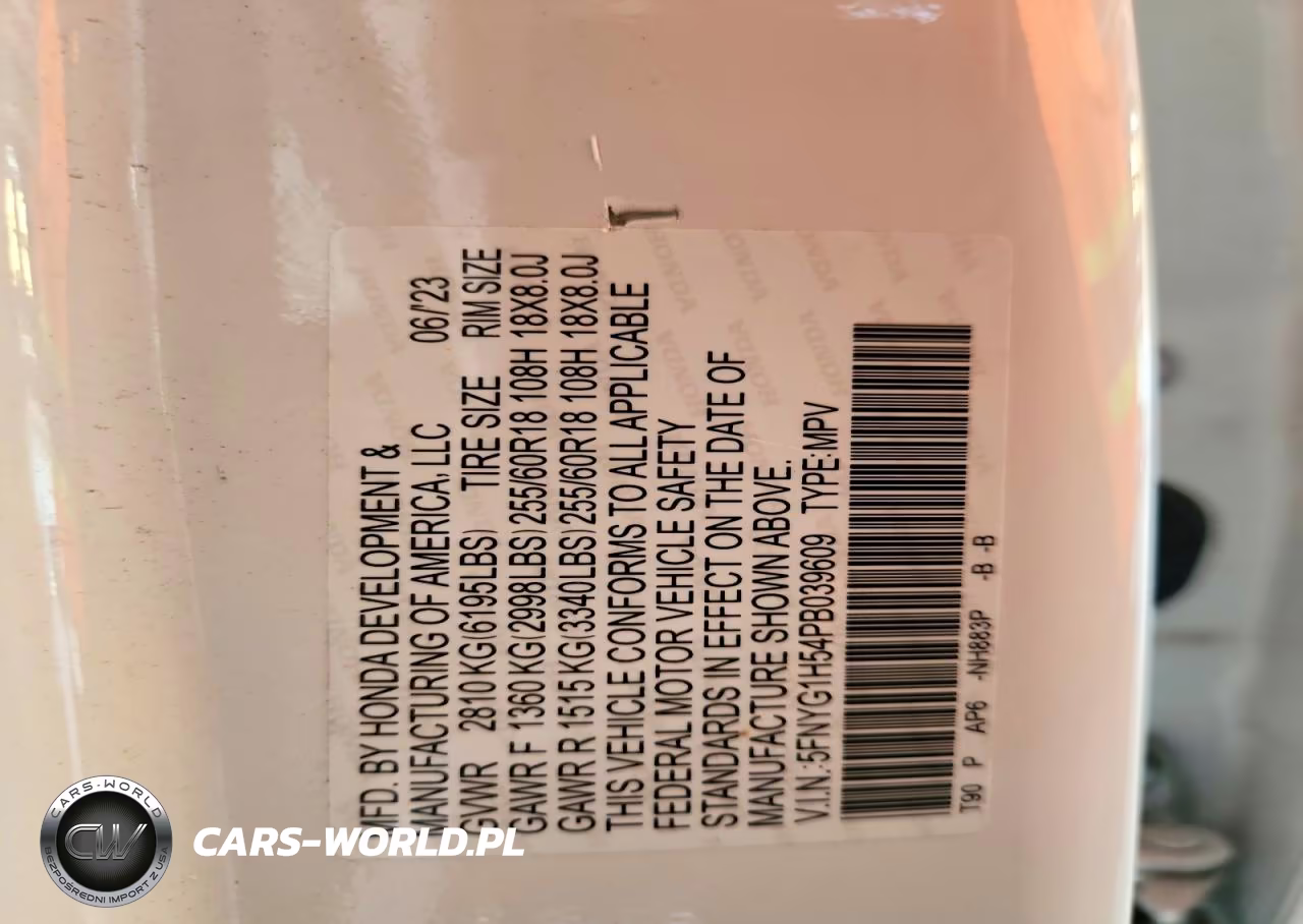 2023 Honda Pilot Exl VIN:5FNYG1H54PB039609 - 13