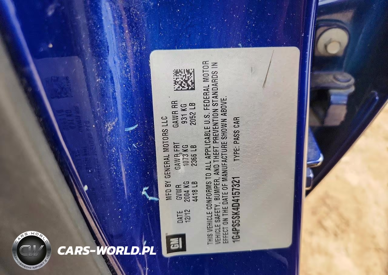 2013 Buick Verano VIN:1G4PS5SK4D4157321 - 12