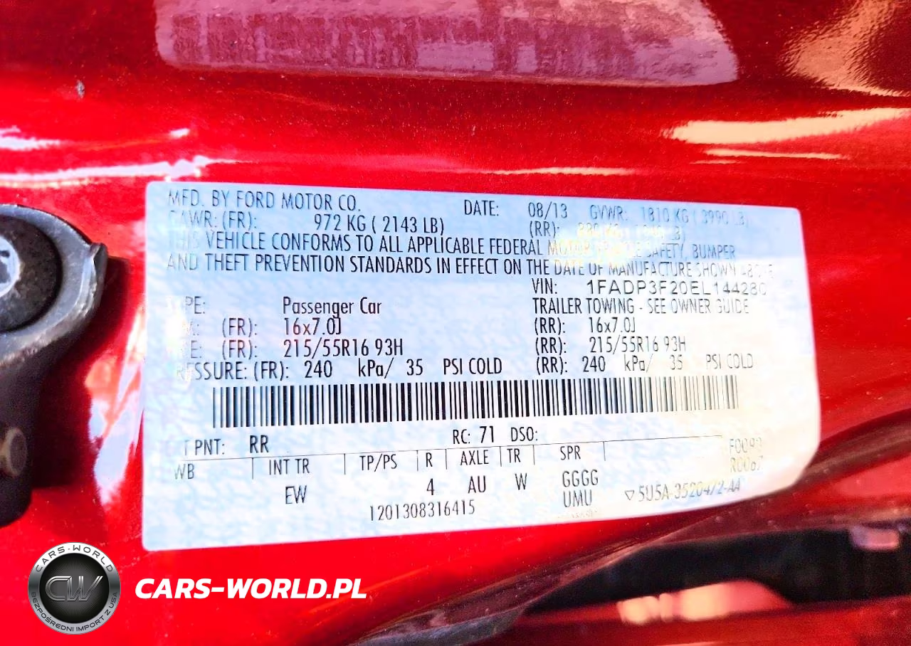 2014 Ford Focus Se VIN:1FADP3F20EL144280 - 12
