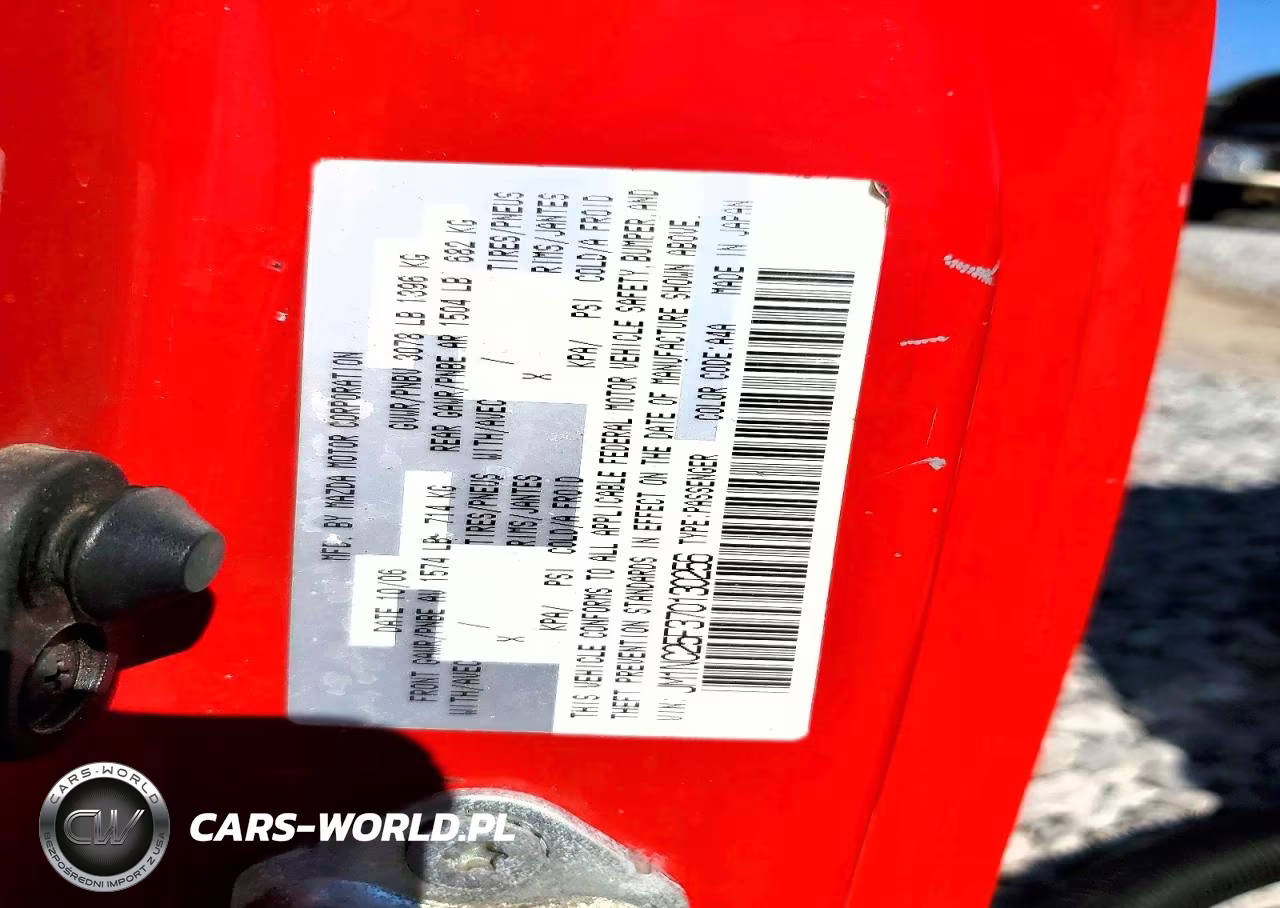2007 Mazda Mx-5 Miata VIN:JM1NC25F370130256 - 12