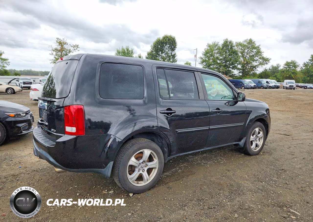 2012 Honda Pilot Exl VIN:5FNYF4H64CB086016 - 3
