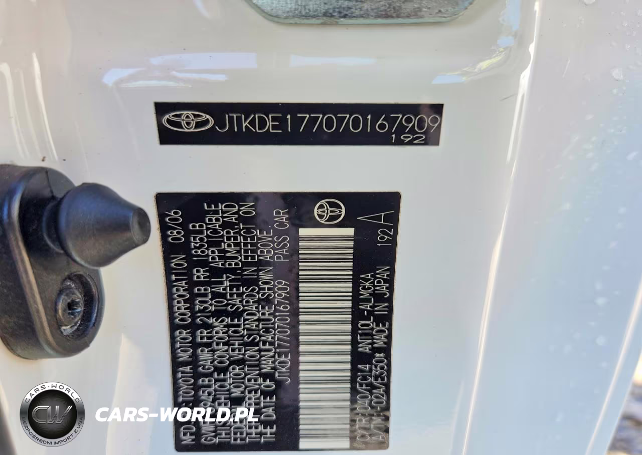 2007 Scion Tc Base VIN:JTKDE177070167909 - 12
