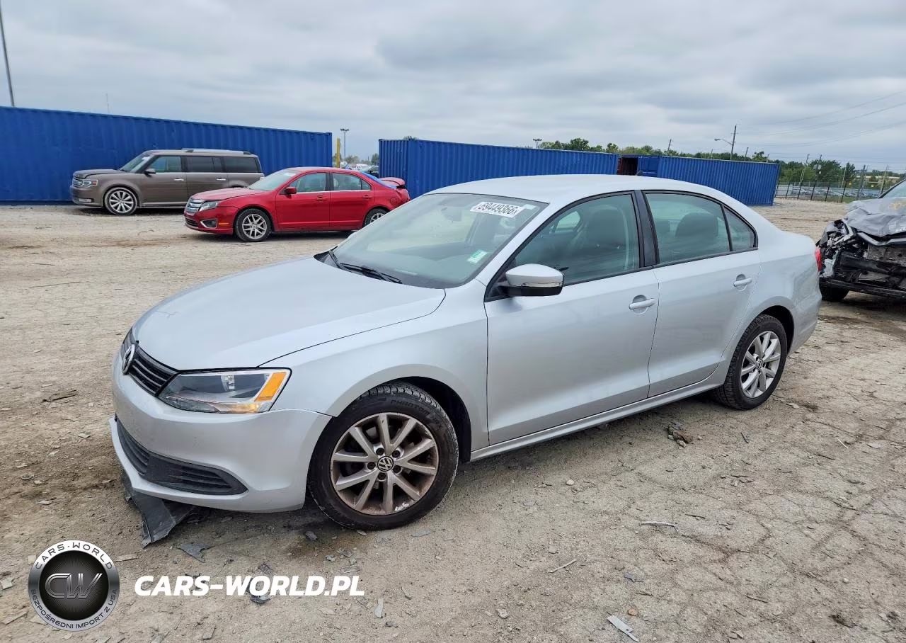 2012 Volkswagen Jetta Se VIN:3VWDX7AJ1CM077651 - 1