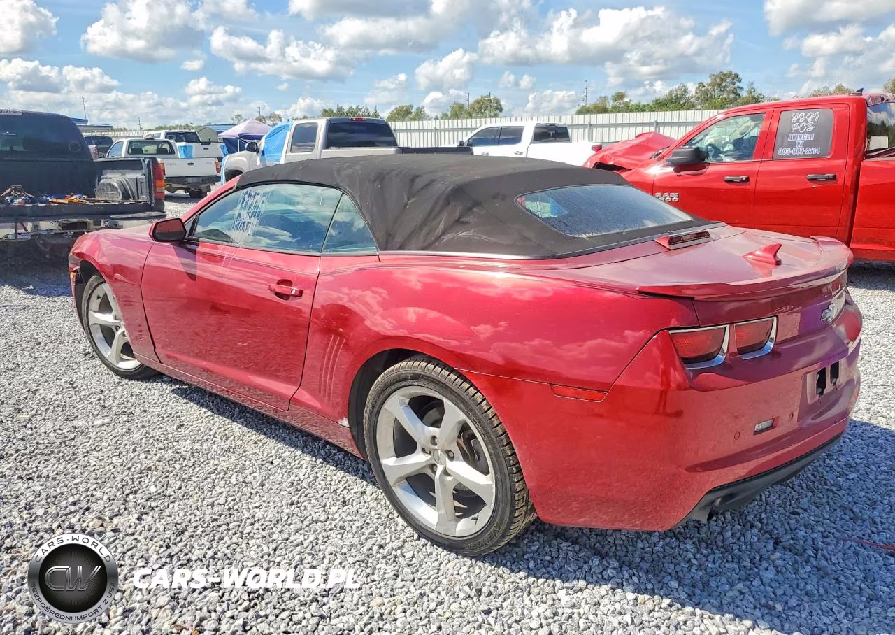 2013 Chevrolet Camaro Lt VIN:2G1FC3D39D9126501 - 2