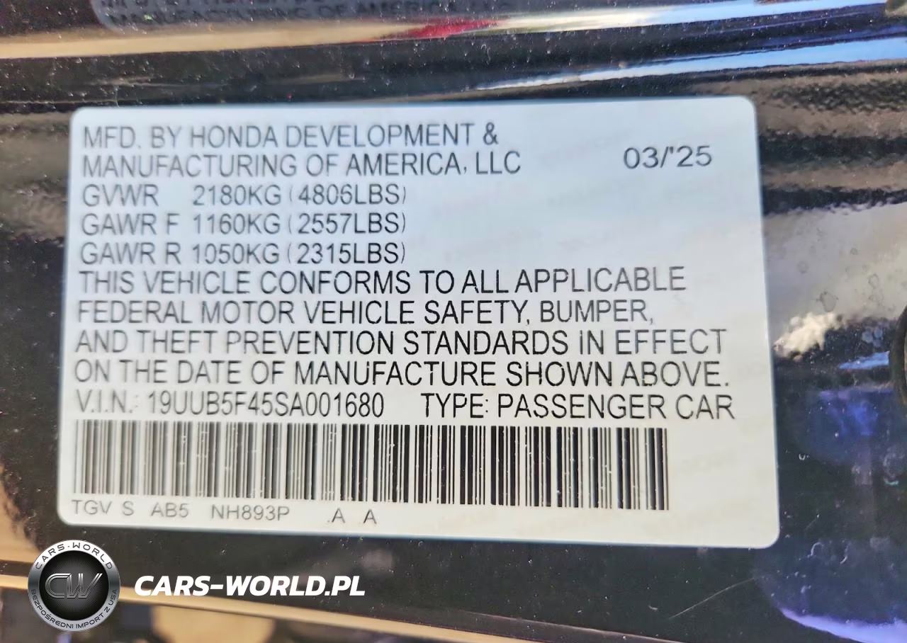 2025 Acura Tlx Technology VIN:19UUB5F45SA001680 - 12