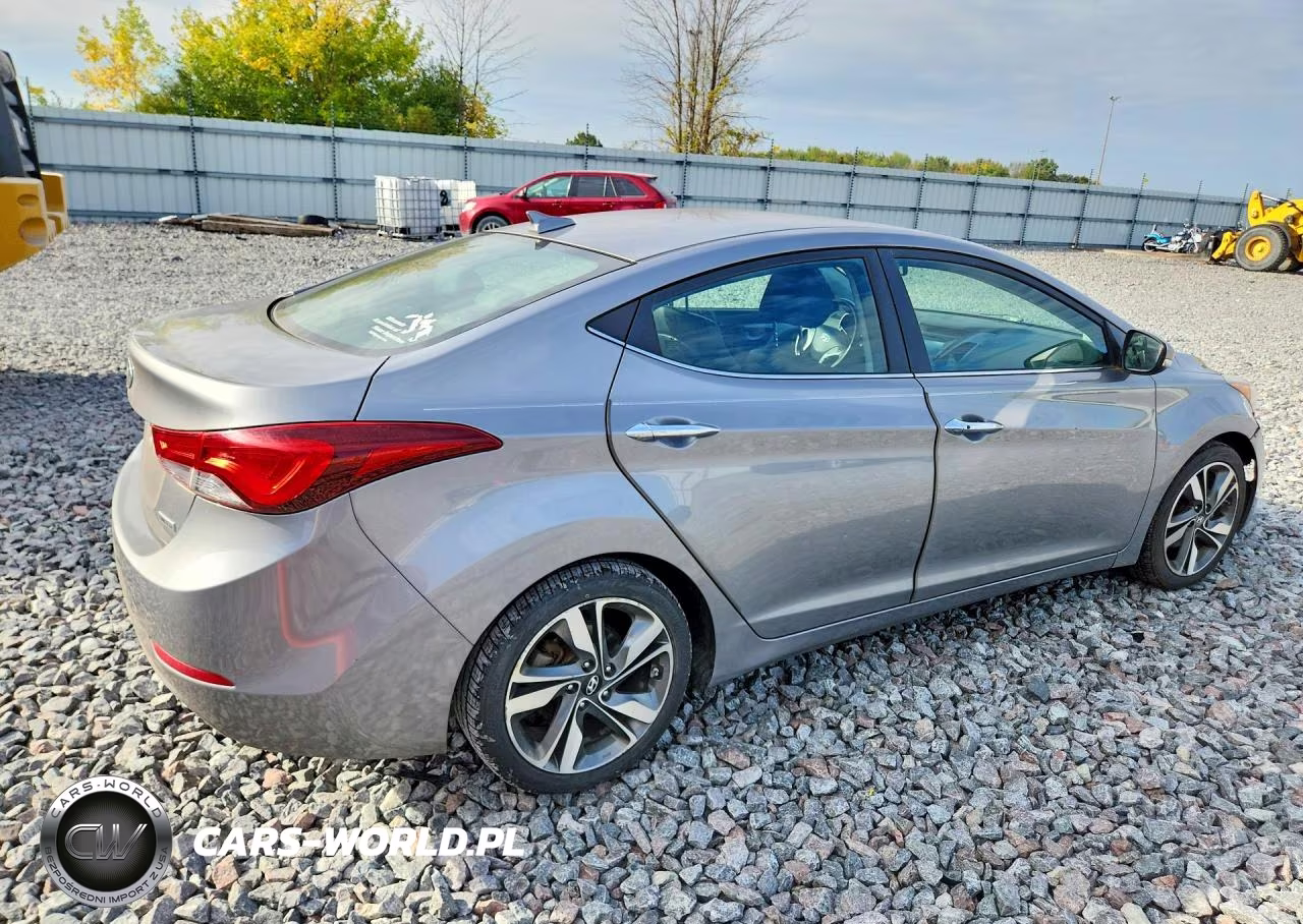 2014 Hyundai Elantra Se VIN:KMHDH4AE0EU038531 - 3