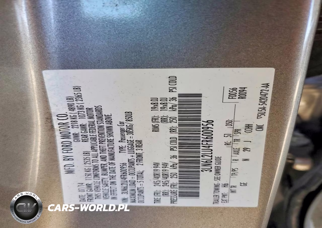 2015 Lincoln Mkz Hybrid VIN:3LN6L2LU4FR600956 - 12