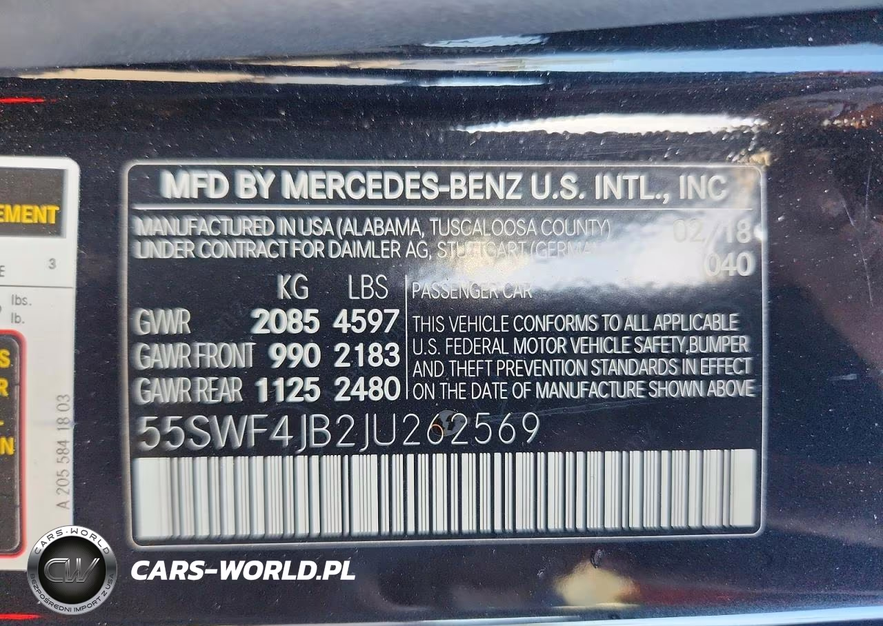 2018 Mercedes-Benz C 300 VIN:55SWF4JB2JU262569 - 12