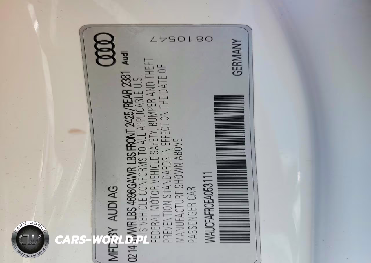 2014 Audi A5 Premium VIN:WAUCFAFR0EA053111 - 12