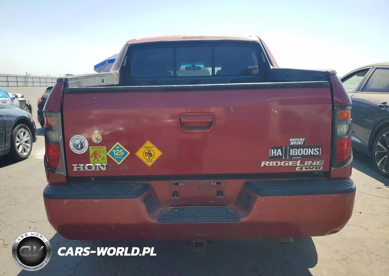 2006 Honda Ridgeline Rts VIN:2HJYK16436H537507 - 6