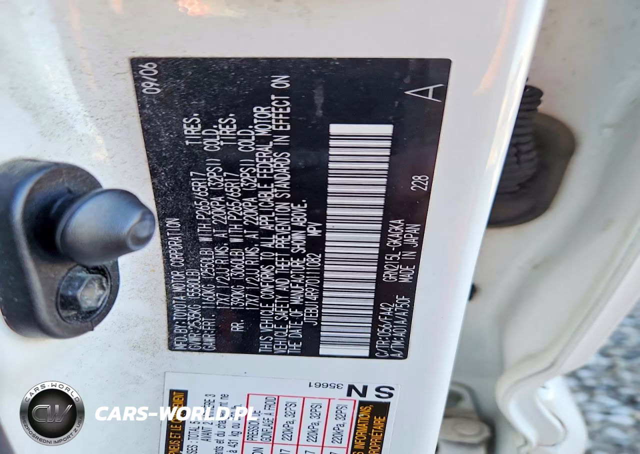 2007 Toyota 4Runner Sr5 VIN:JTEBU14R970111082 - 12