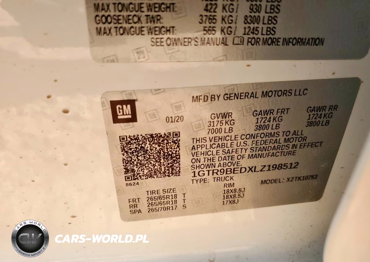2020 GMC Sierra K1500 Sle VIN:1GTR9BEDXLZ198512 - 12