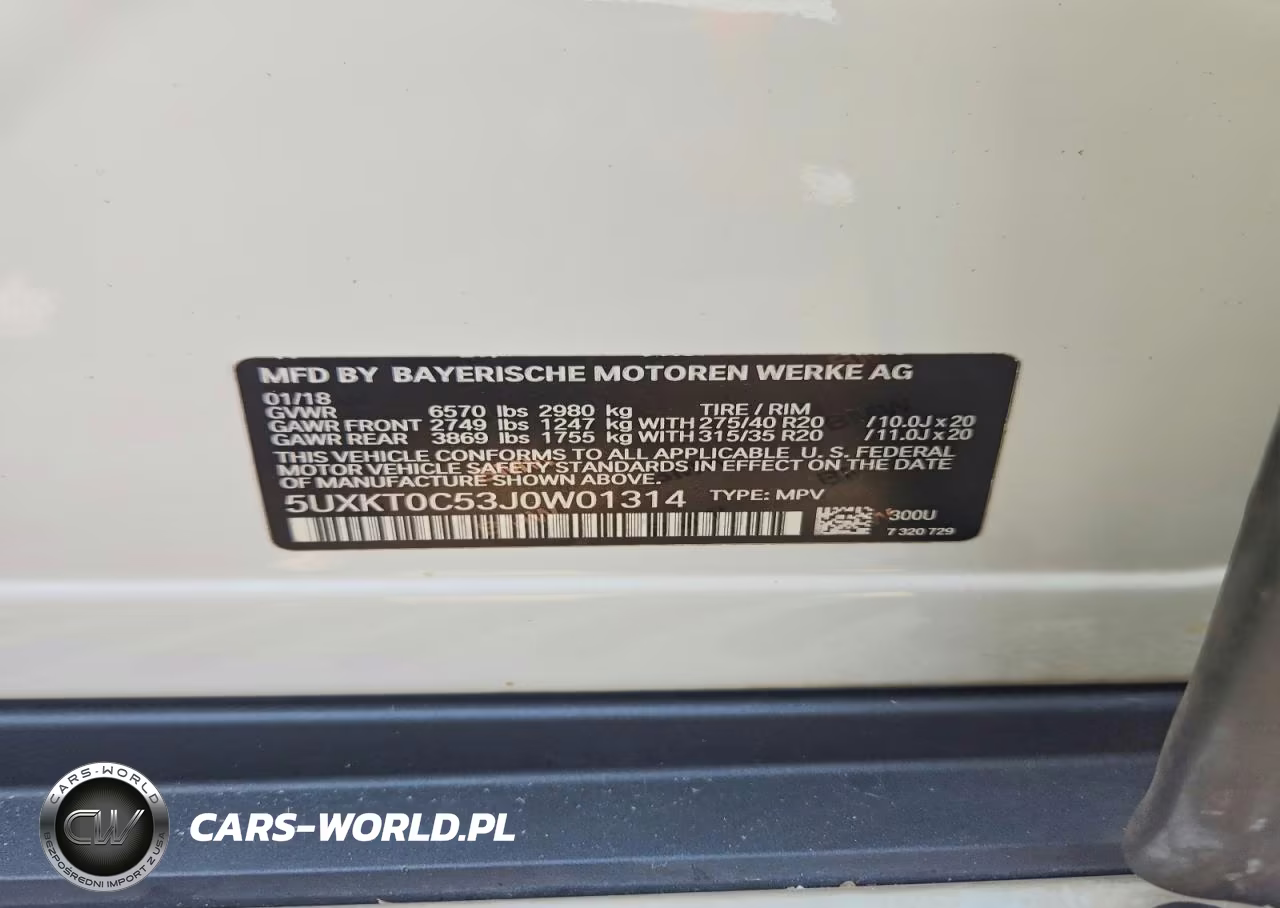 2018 BMW X5 Xdr40E VIN:5UXKT0C53J0W01314 - 13