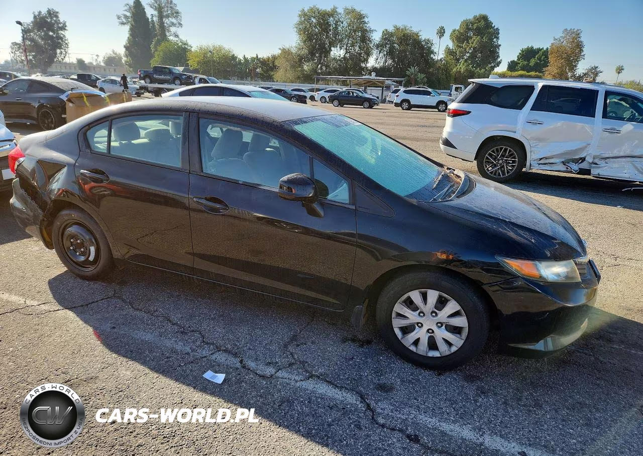 2012 Honda Civic Lx VIN:19XFB2F50CE326251 - 4