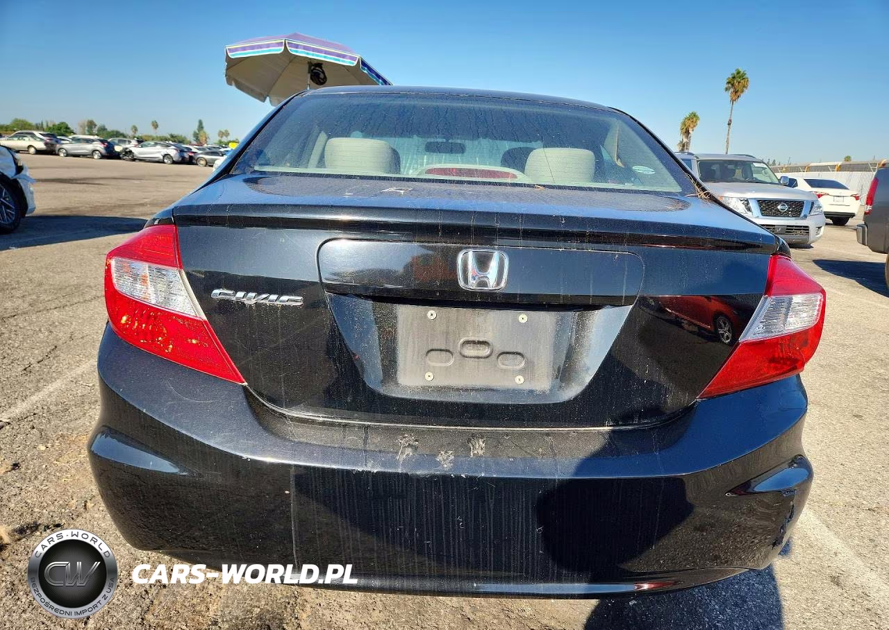 2012 Honda Civic Lx VIN:19XFB2F50CE326251 - 6