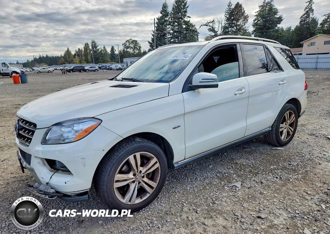 2012 Mercedes-Benz Ml 350 4Matic VIN:4JGDA5HB3CA031612 - 1