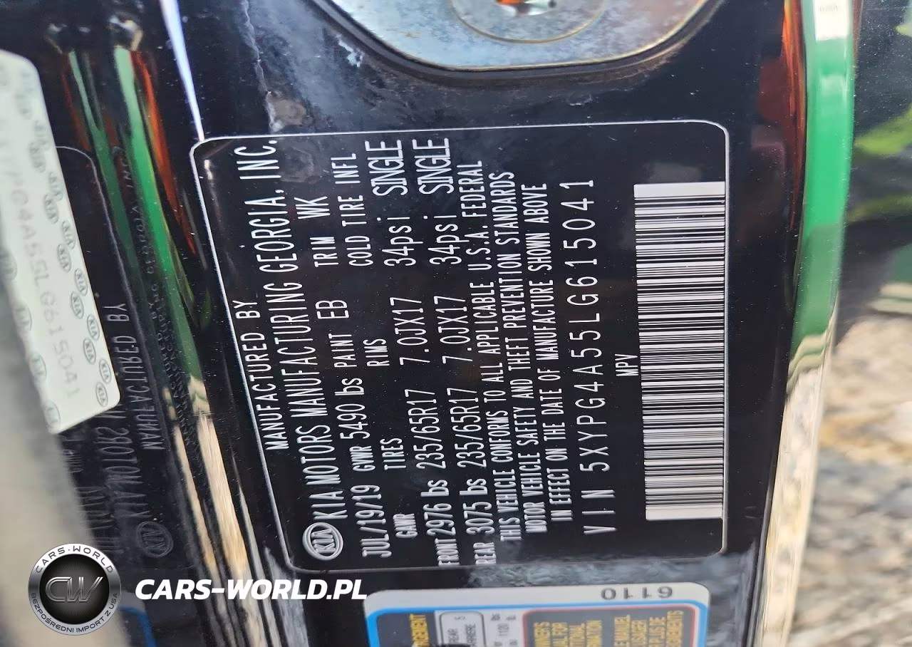 2020 Kia Sorento S VIN:5XYPG4A55LG615041 - 12