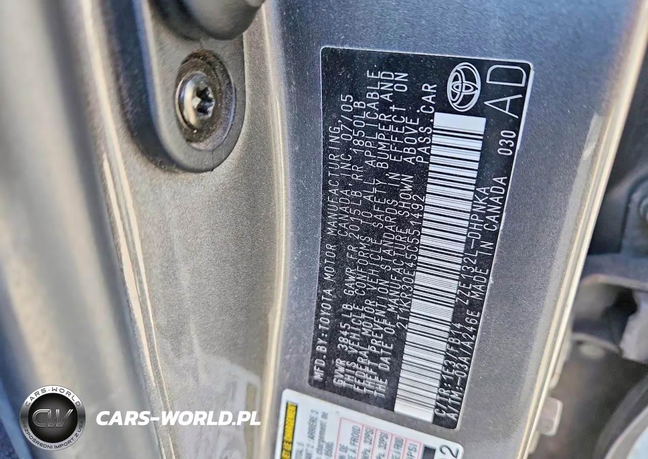 2005 Toyota Matrix Xr VIN:2T1KR30E45C551492 - 12