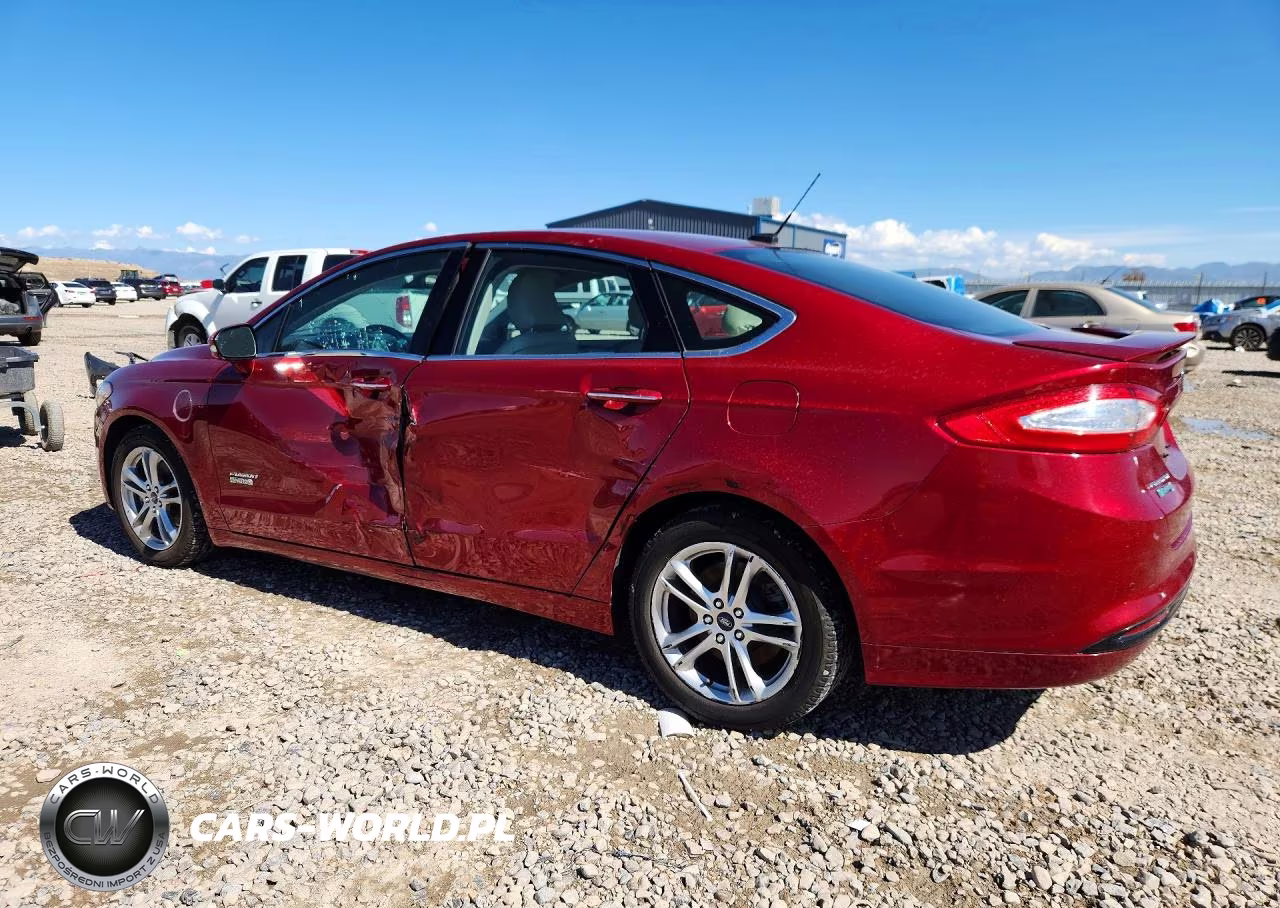 2016 Ford Fusion Titanium Phev VIN:3FA6P0SU2GR315047 - 2