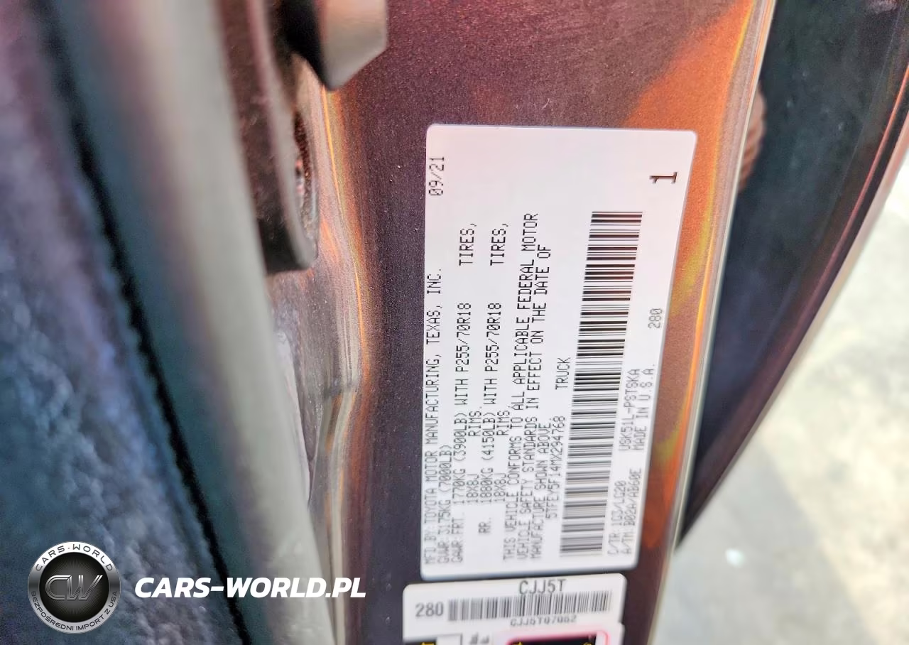 2021 Toyota Tundra Crewmax Sr5 VIN:5TFEY5F14MX294768 - 12