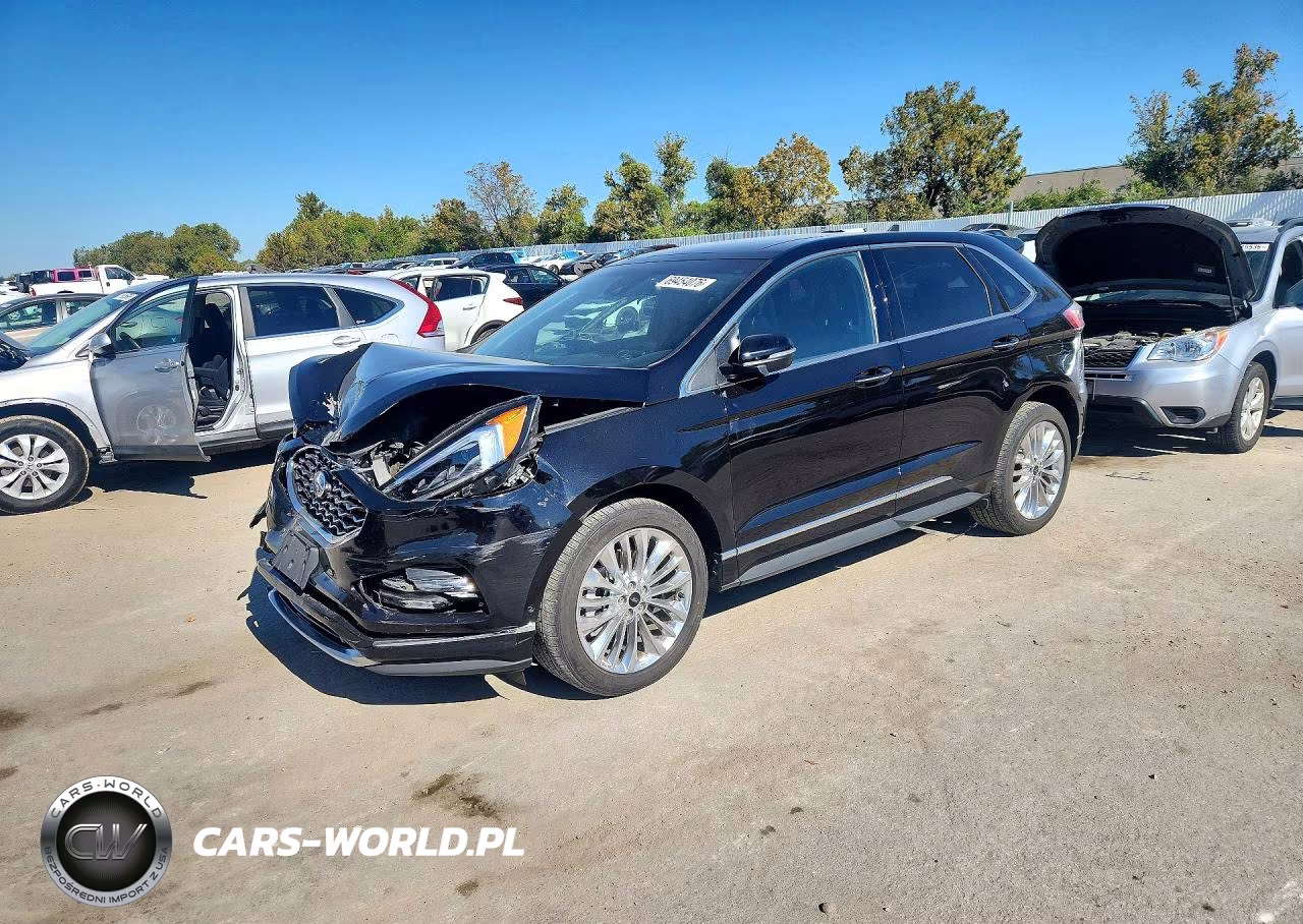 2022 Ford Edge Titanium VIN:2FMPK4K92NBA64098 - 1