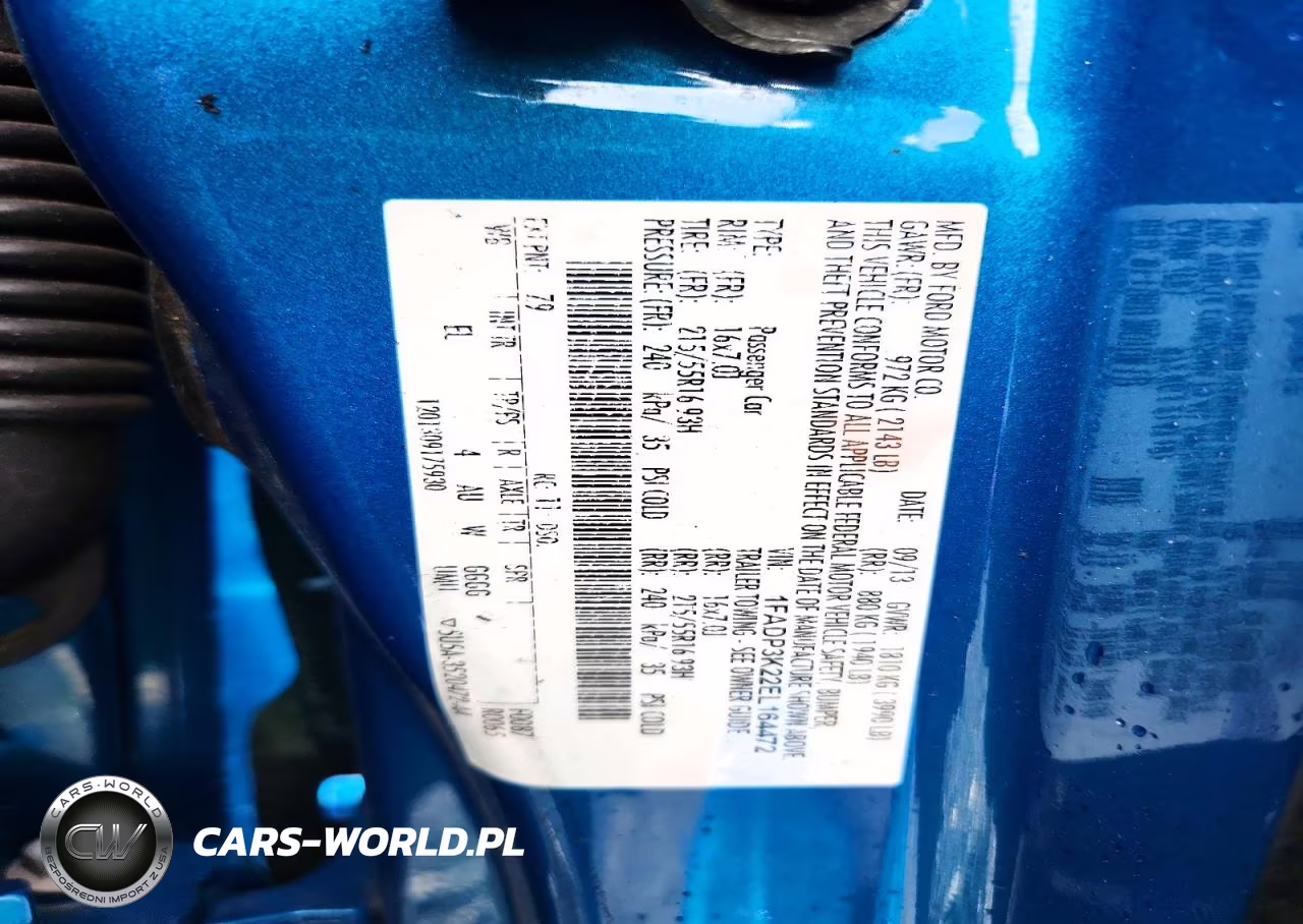 2014 Ford Focus Se VIN:1FADP3K22EL164472 - 12