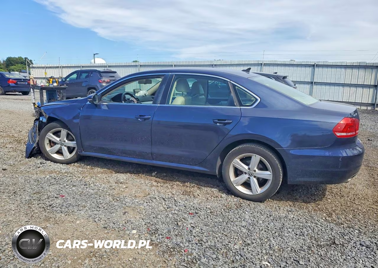 2012 Volkswagen Passat Se VIN:1VWBP7A32CC052462 - 2