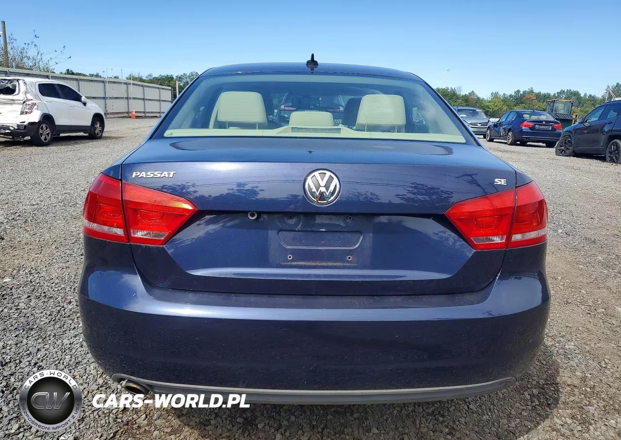 2012 Volkswagen Passat Se VIN:1VWBP7A32CC052462 - 6