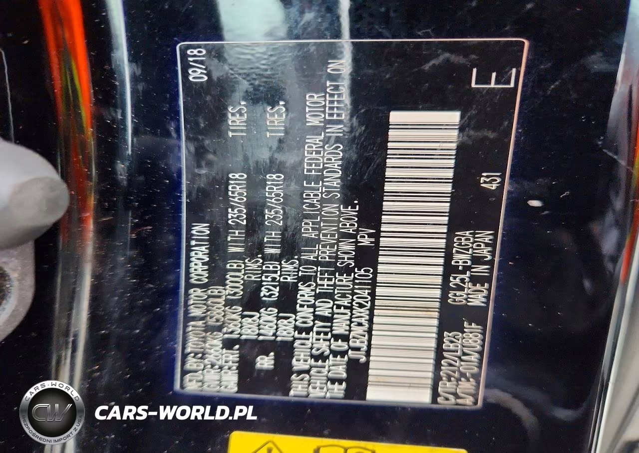 2019 Lexus Rx 350 Base VIN:JTJBZMCAXK2041105 - 13