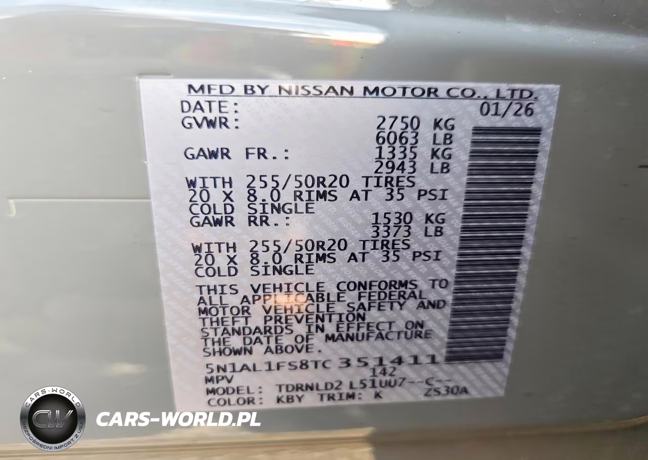 2026 Infiniti Qx60 Luxe VIN:5N1AL1FS8TC351411 - 13