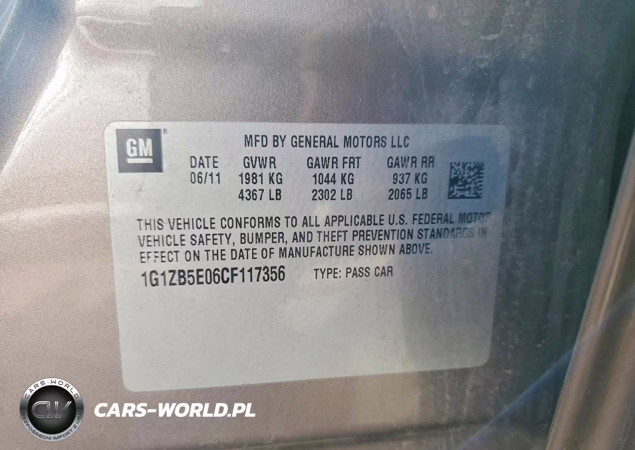 2012 Chevrolet Malibu Ls VIN:1G1ZB5E06CF117356 - 13