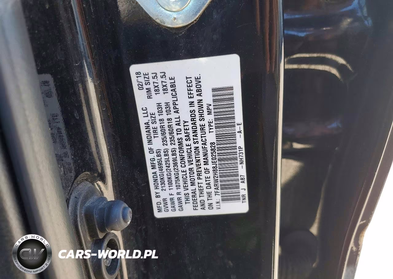 2018 Honda Cr-V Exl VIN:7FARW2H88JE025828 - 13