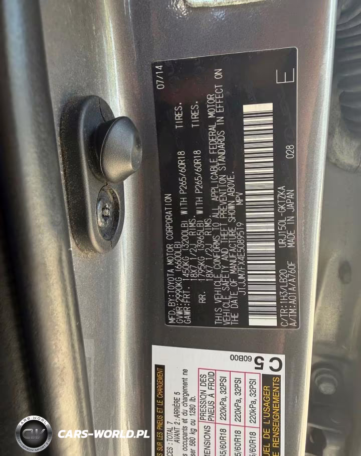 2014 Lexus Gx 460 Premium VIN:JTJJM7FX4E5089519 - 10